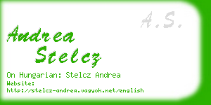 andrea stelcz business card